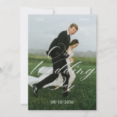Invitation Mariage photo moderne (Devant)