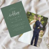 Invitation Mariage photo moderne