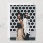 Invitation Mariage photo moderne Arch Two (Dos)