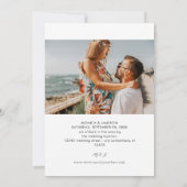 Invitation Mariage photo moderne Duo 2 (Dos)