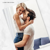 Invitation Mariage photo moderne Dusty Blue Florals