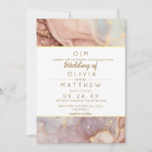 Invitation Mariage photo moderne Moft Agate Neutral (Devant)