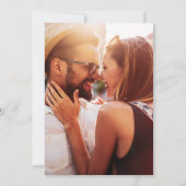 Invitation Mariage photo moderne Rose Blush (Dos)