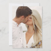 Invitation Mariage photo moderne Sage (Dos)