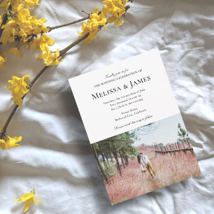 Invitation Mariage photo moderne simple