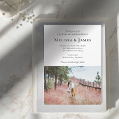 Invitation Mariage photo moderne simple