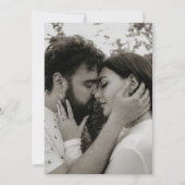 Invitation Mariage photo moderne simple classique (Dos)