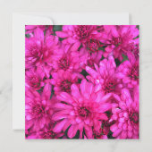 Invitation Mariage Photo Mums Rose Chaud (Dos)