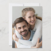 Invitation Mariage photo Neutral Botanique Vert Marbre (Dos)