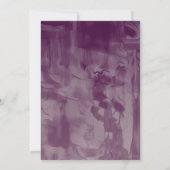 Invitation Mariage photo noir et or minimal (Dos)