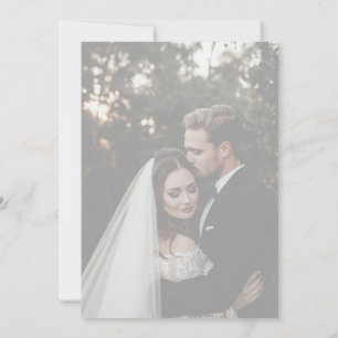 Invitation Mariage photo numérique minimaliste en ligne