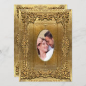 Invitation Mariage photo officiel Peiffer 5,5 x 7,5 (Devant / Derrière)