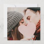 Invitation Mariage photo Rustic Green Wood String (Dos)