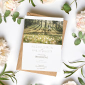 Invitation Mariage photo simple