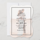 Invitation Mariage photo simple et élégant (Devant)