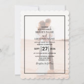 Invitation Mariage photo simple et élégant (Devant)