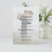 Invitation mariage photo simple et élégant (Debout devant)