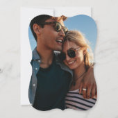 Invitation Mariage photo simple et moderne (Dos)