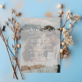 Invitation Mariage photo simple superposition