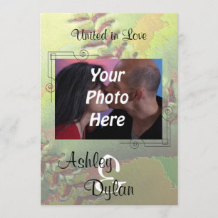 Invitation Mariage photo sur le thème du sport du softball