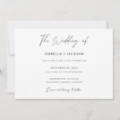 Invitation Mariage photo thématique du désert romantique (Dos)