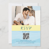 Invitation Mariage photo Tropical Palm Tree (Dos)