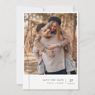 Invitation Mariage Photo Typographie Romantique Simple
