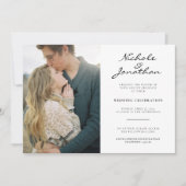 Invitation Mariage photo virtuel en ligne (Devant)