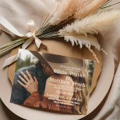 Invitation Mariage photo Western Cowboy