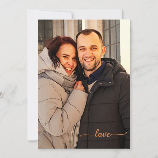 Invitation Mariage photo Whimsical Terra Cotta New York QR (Dos)