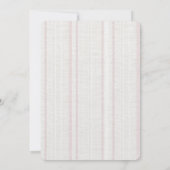 Invitation Mariage Pierres Roses Rayures Blanches (Dos)