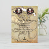 Invitation Mariage pirate (Debout devant)