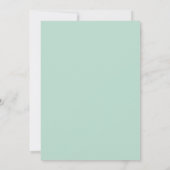 Invitation Mariage Pivoine Blanc Mousse de Mer (Dos)