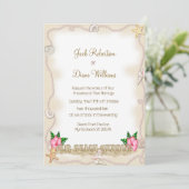 Invitation Mariage plage (Debout devant)