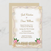 Invitation Mariage plage (Devant / Derrière)