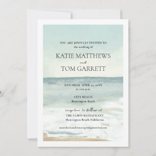 Invitation Mariage plage