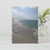 Invitation Mariage plage (Debout devant)