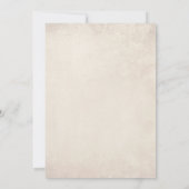 Invitation Mariage Plage Coquillages Sable Bord de Mer (Dos)