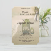 Invitation Mariage plage, Fête des mariées d'amour (Debout devant)