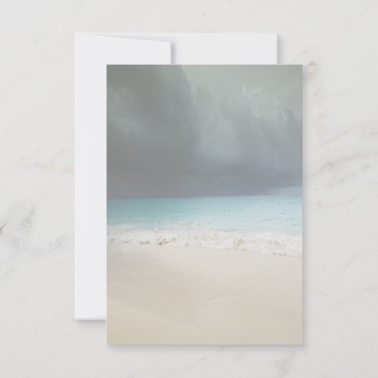 Invitation Mariage plage, Lights Rehearsal Seashell Diner (Dos)