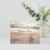 Invitation Mariage plage, Lights Rehearsal Seashell Diner (Debout devant)
