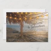 Invitation Mariage plage personnalisé (Devant)