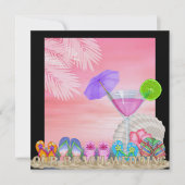 Invitation Mariage plage - SRF (Devant)