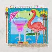 Invitation Mariage plage - SRF (Devant / Derrière)