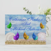 Invitation Mariage plage - SRF (Debout devant)