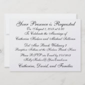 Invitation Mariage plage - SRF (Dos)