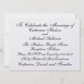 Invitation Mariage plage - SRF (Dos)