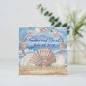 Invitation Mariage plage - SRF (Debout devant)