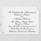 Invitation Mariage plage - SRF (Dos)