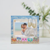 Invitation Mariage plage - SRF (Debout devant)